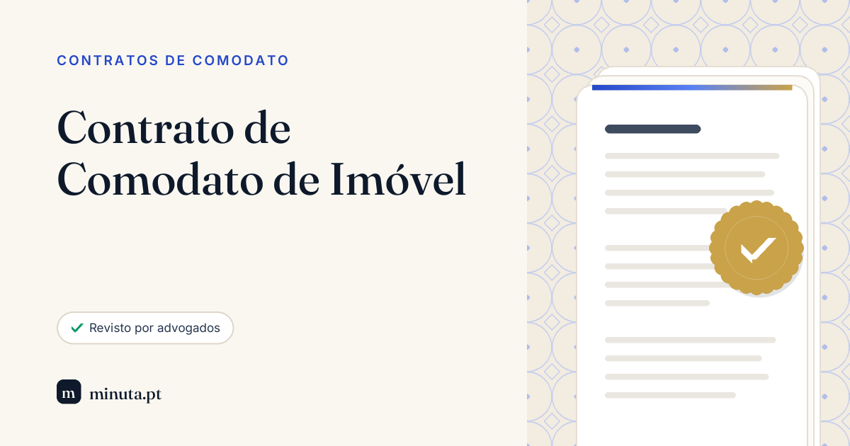 Contrato de Comodato de Imóvel