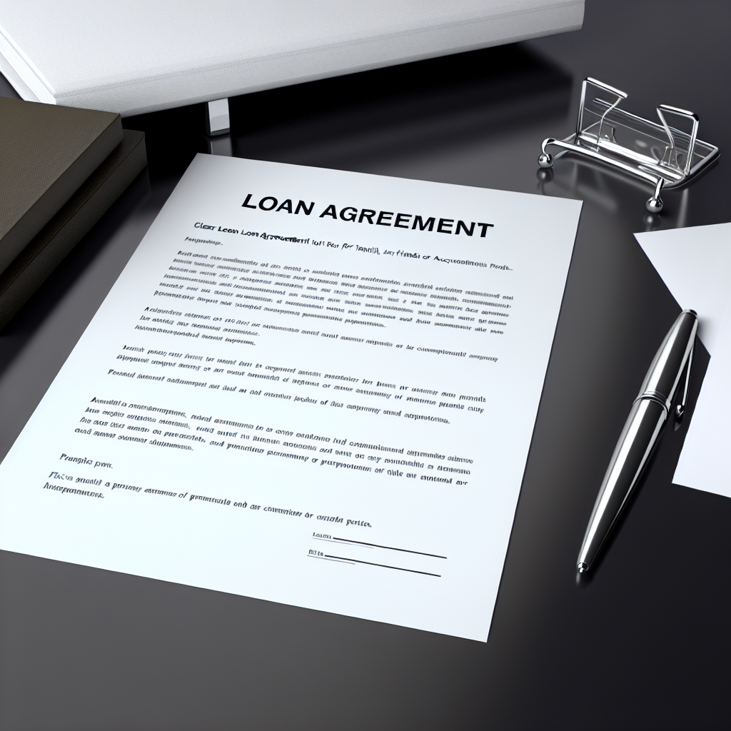 Modelo de Contrato de Empréstimo Claro para Família, Amigos ou Conhecidos - Acordo Flexível para Fins Pessoais ou Comerciais