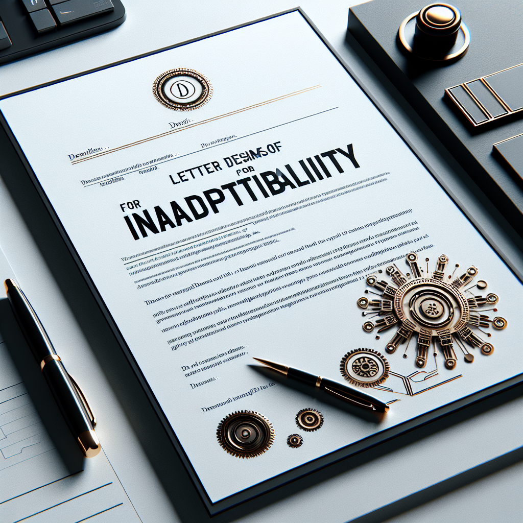 Carta de Despedimento por inadaptação