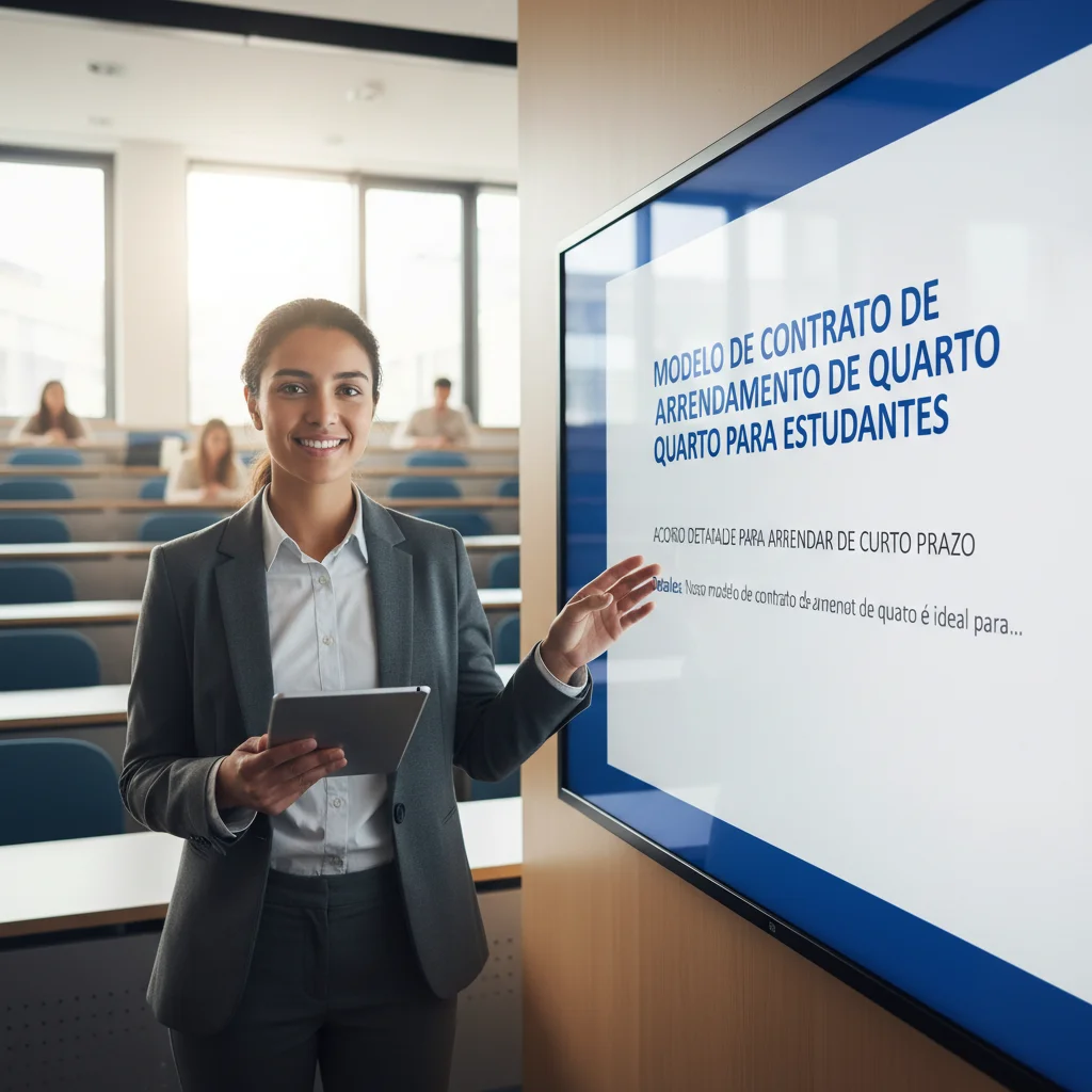 Contrato Arrendamento Quarto Estudantes Curto Prazo