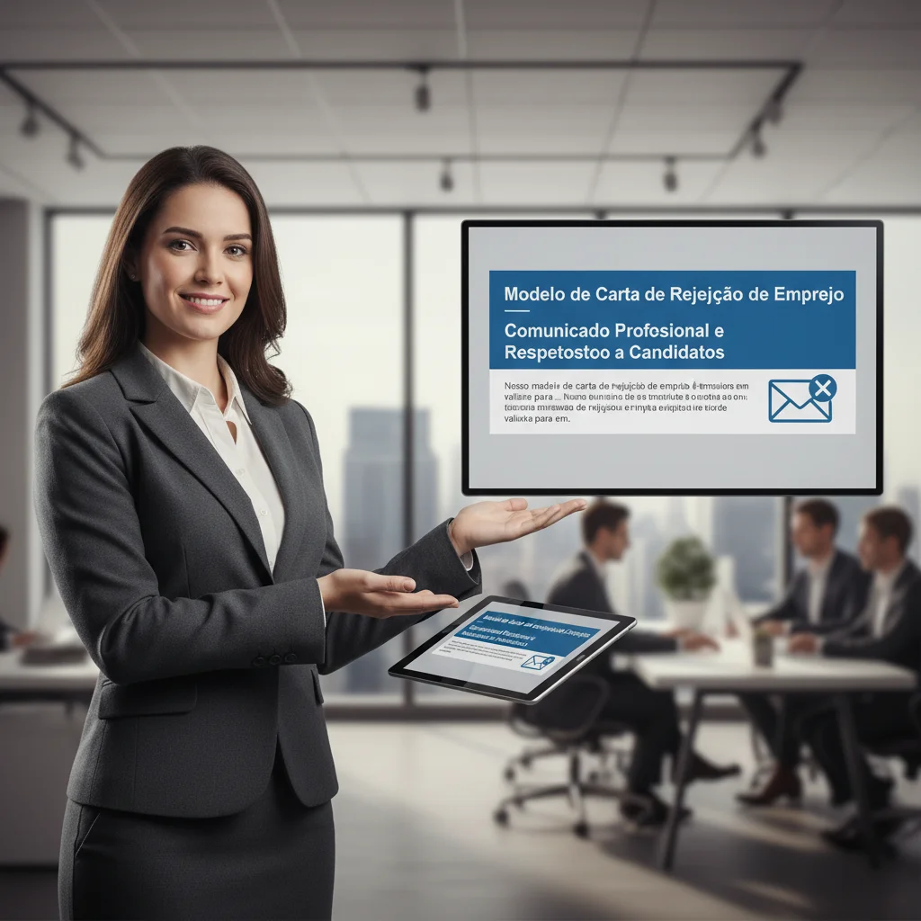 Carta de Rejeição de Emprego - Comunicado Profissional