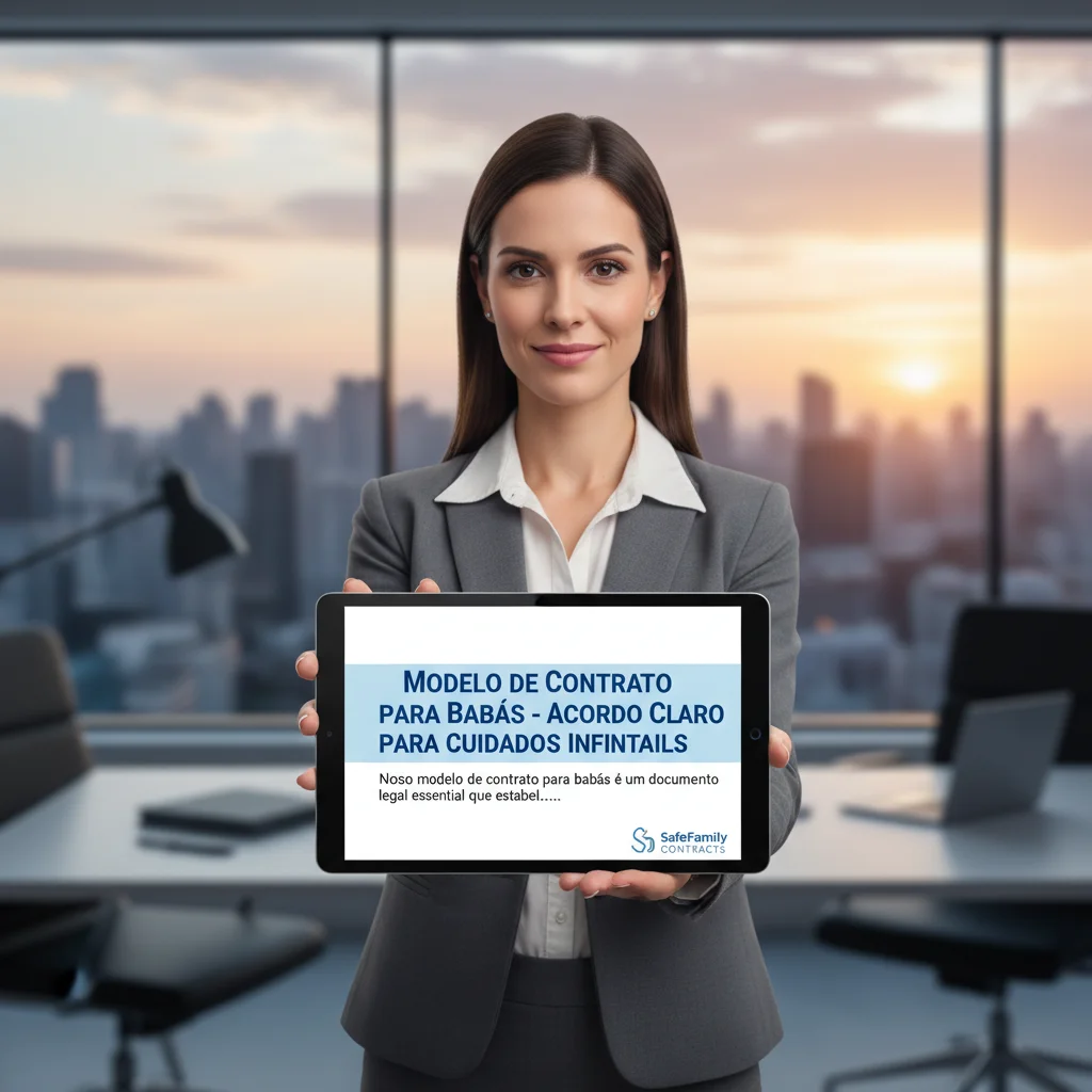 Contrato para Babás - Cuidados Infantis