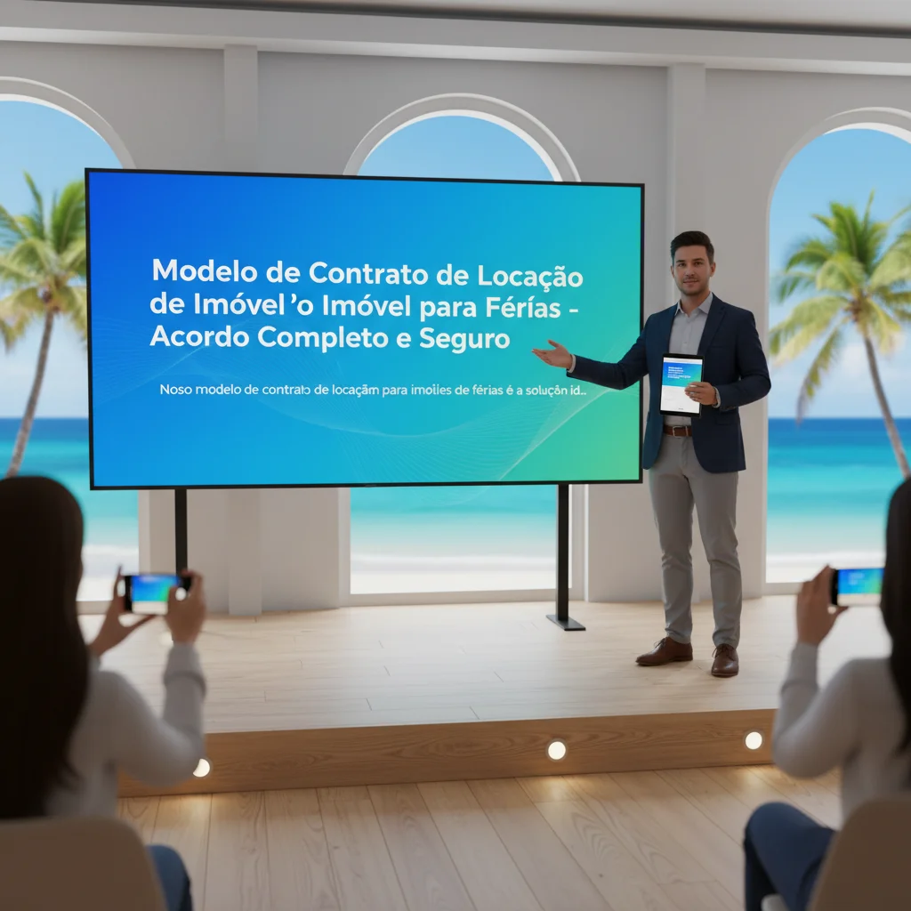 Contrato de Locação de Imóvel para Férias