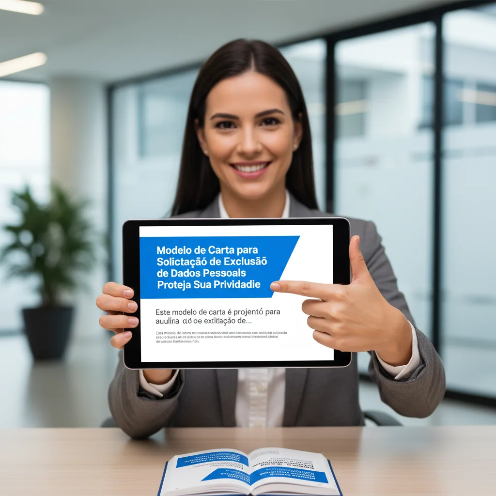 Carta de Solicitação de Exclusão de Dados Pessoais