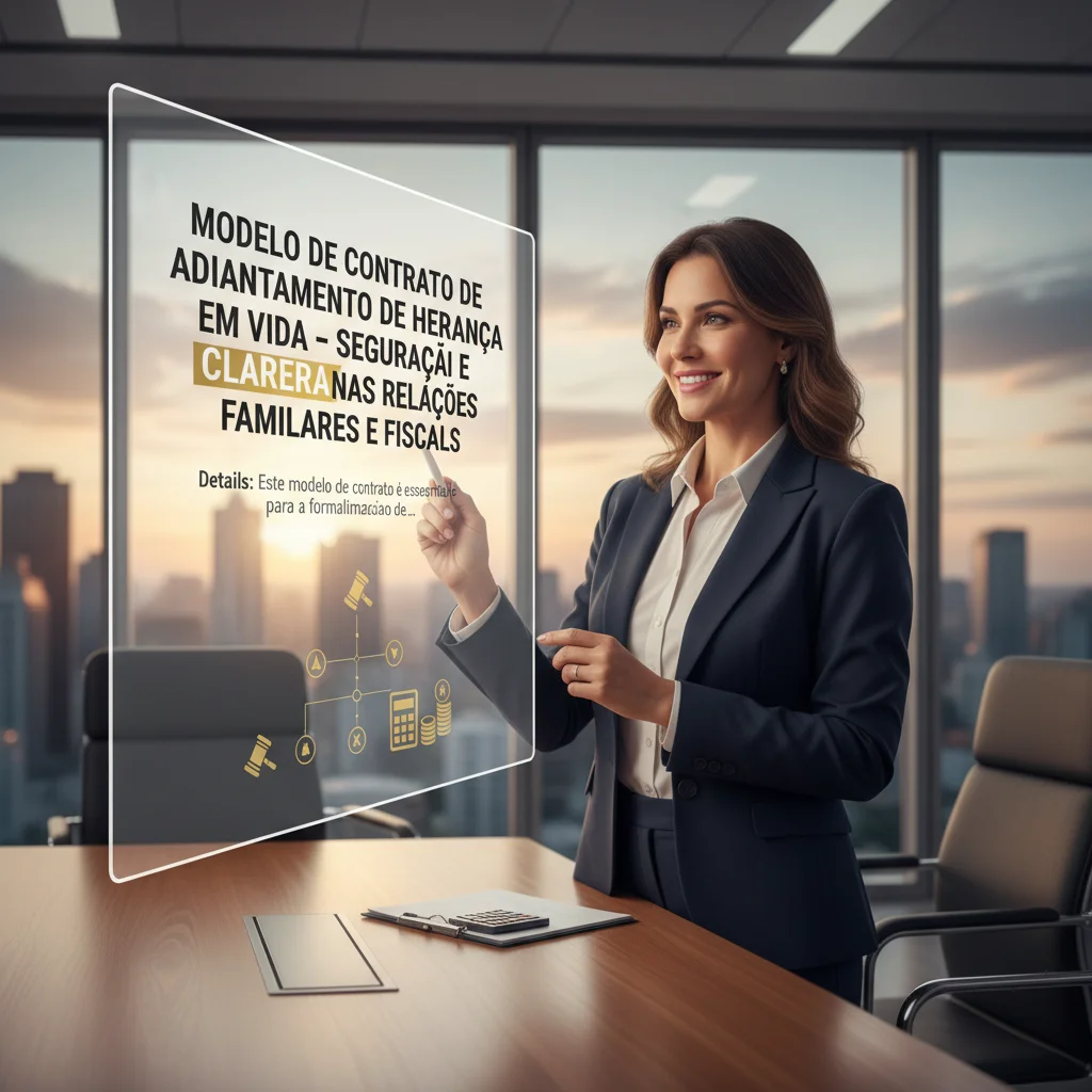 Contrato de Adiantamento de Herança em Vida