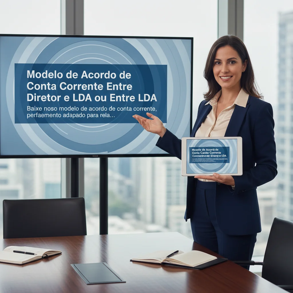 Acordo de Conta Corrente Diretor e LDA