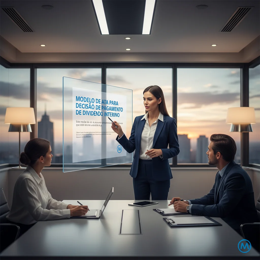 Ata de Decisão de Pagamento de Dividendo Interino