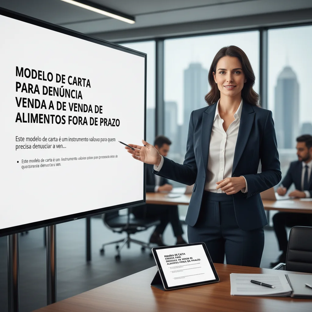 Carta de Denúncia: Venda de Alimentos Vencidos