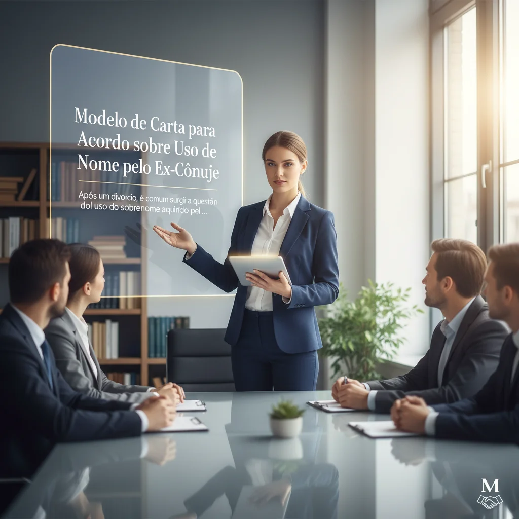 Carta de Acordo para Uso de Nome pelo Ex-Cônjuge