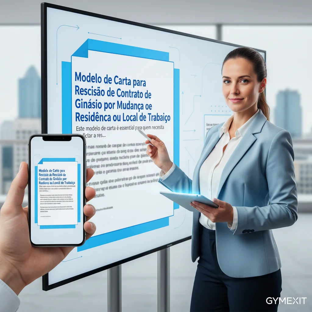 Carta de Rescisão de Ginásio por Mudança