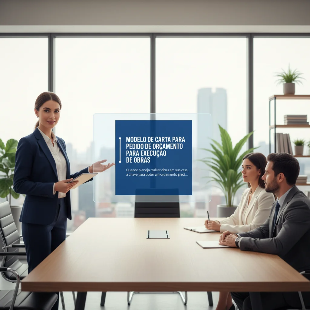 Carta de Pedido de Orçamento para Obras