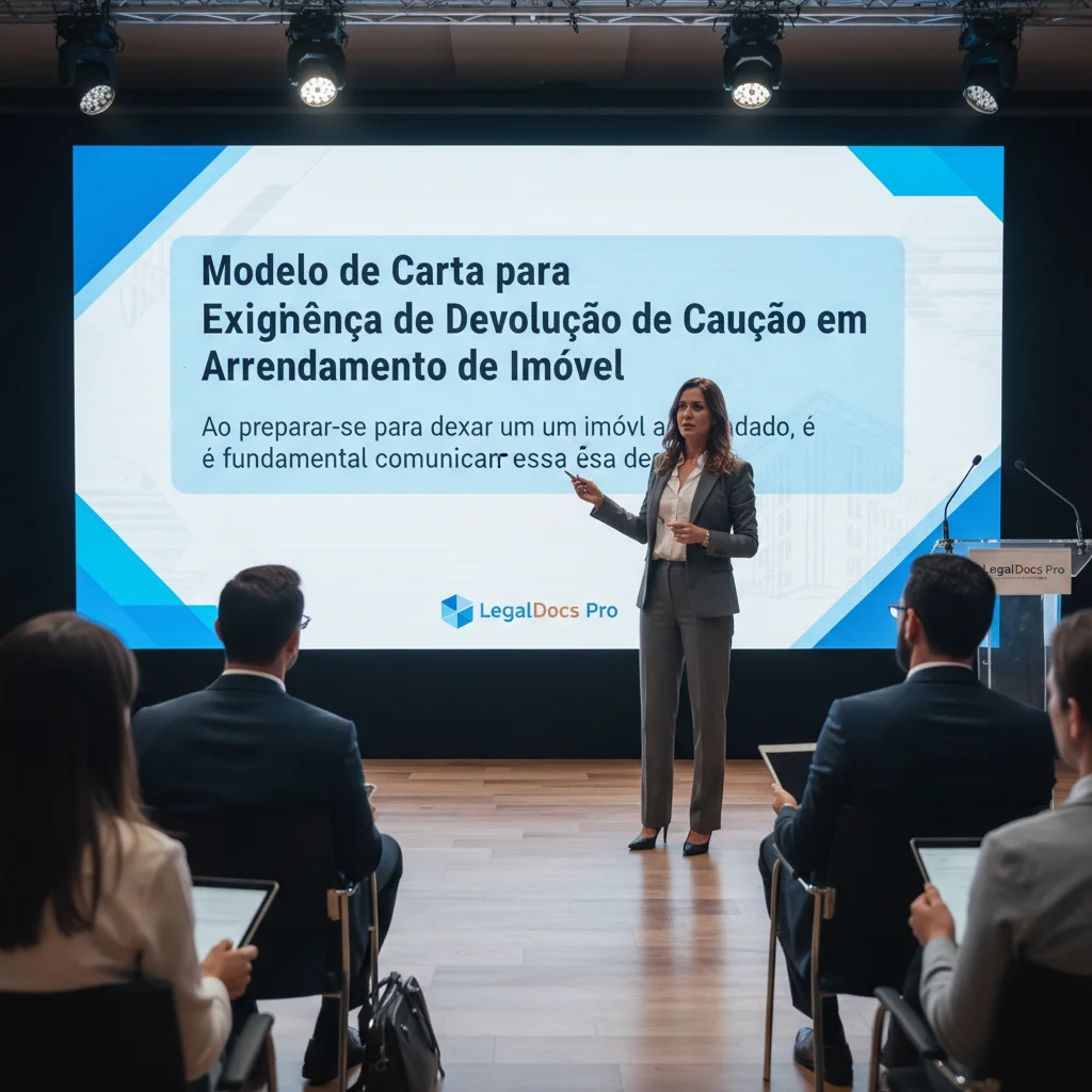 Carta para Exigir Devolução de Caução em Arrendamento