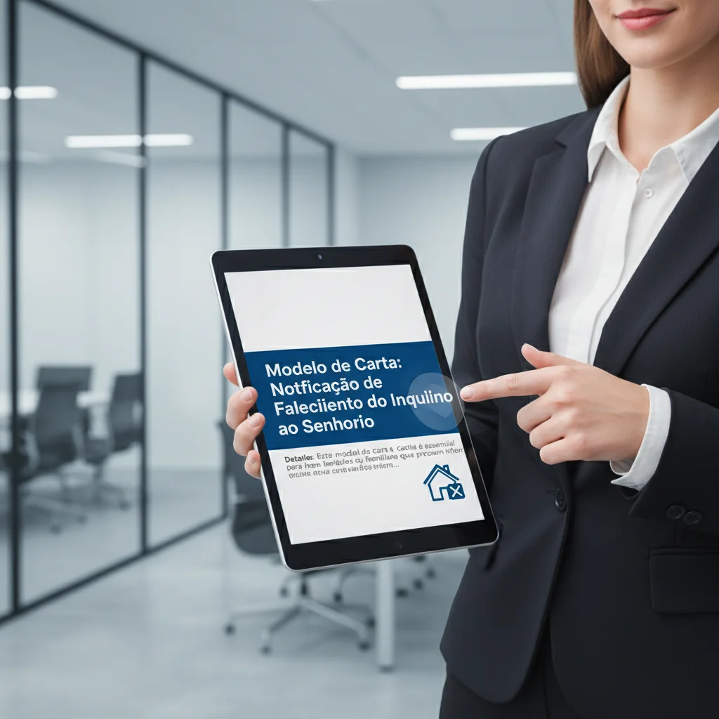 Carta: Notificação Falecimento Inquilino ao Senhorio