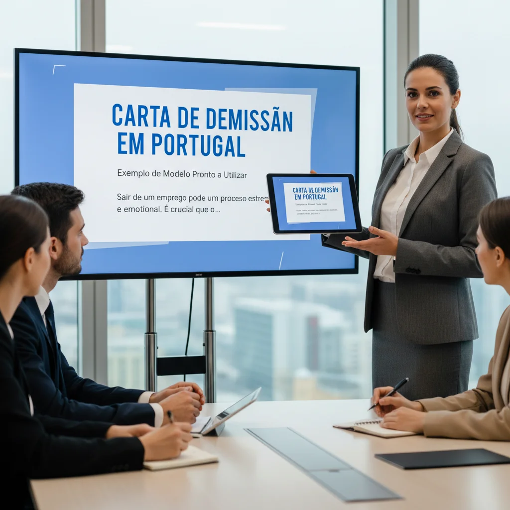 Carta de Demissão: Modelo Pronto para Portugal