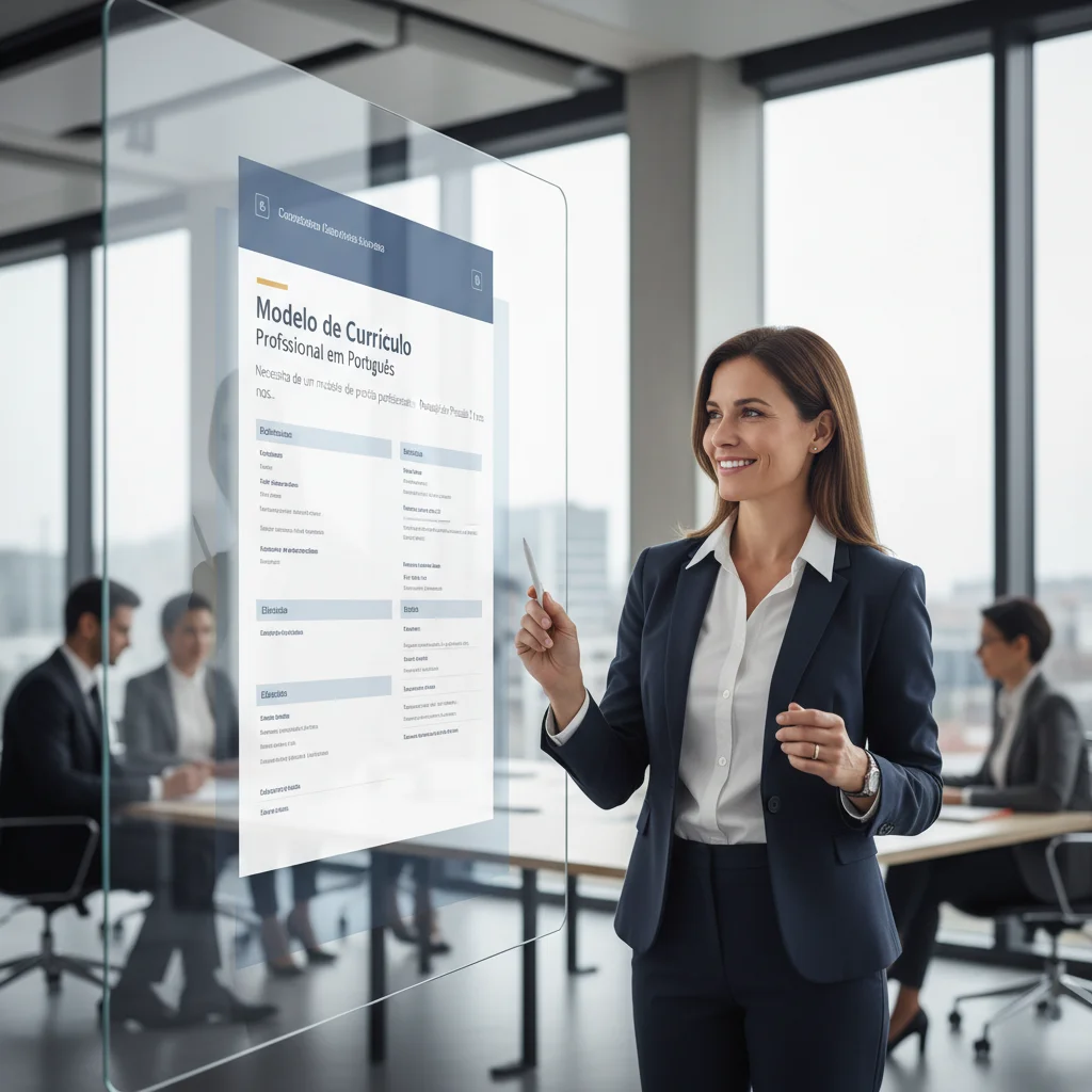 Modelo de Currículo Profissional em Português