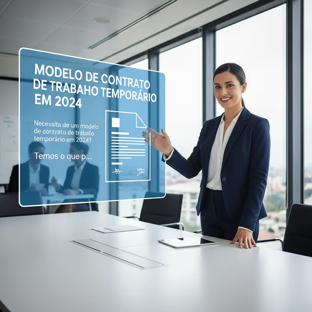 Modelo de Contrato de Trabalho Temporário em 2024