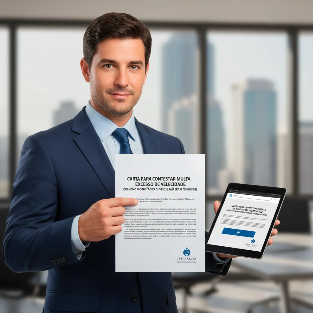 Carta Contestação Multa Velocidade (não condutor)