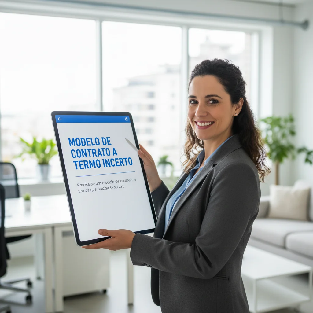 Modelo de Contrato a Termo Incerto