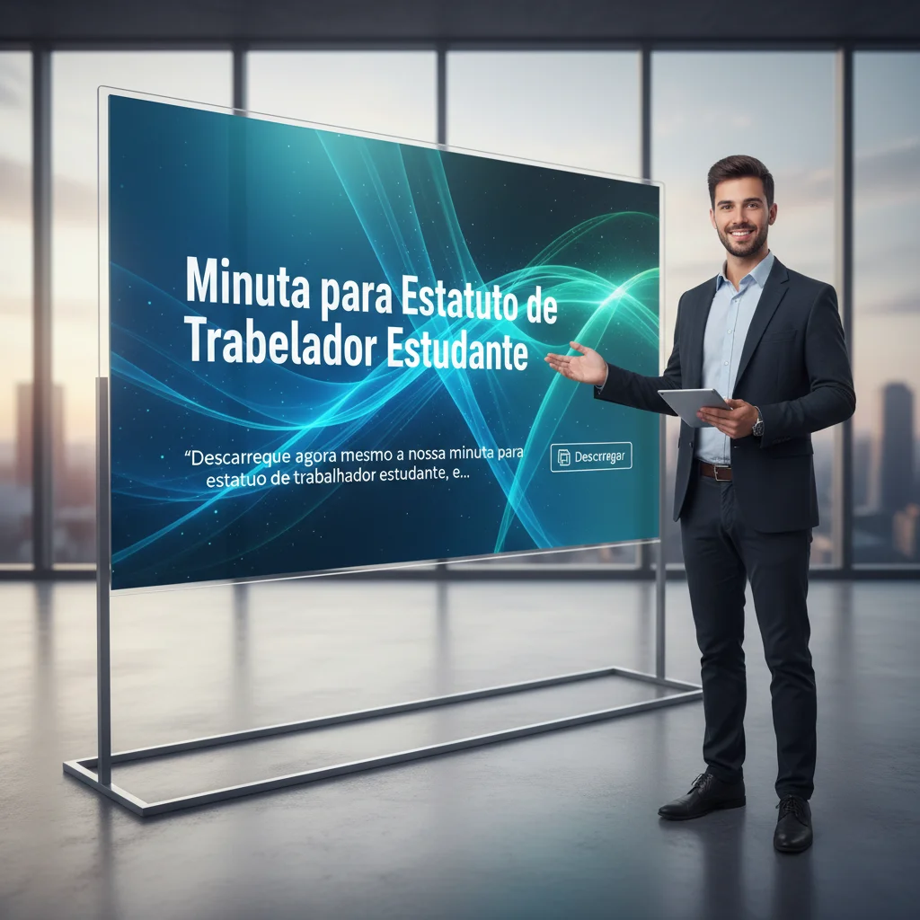 Minuta para Estatuto de Trabalhador Estudante