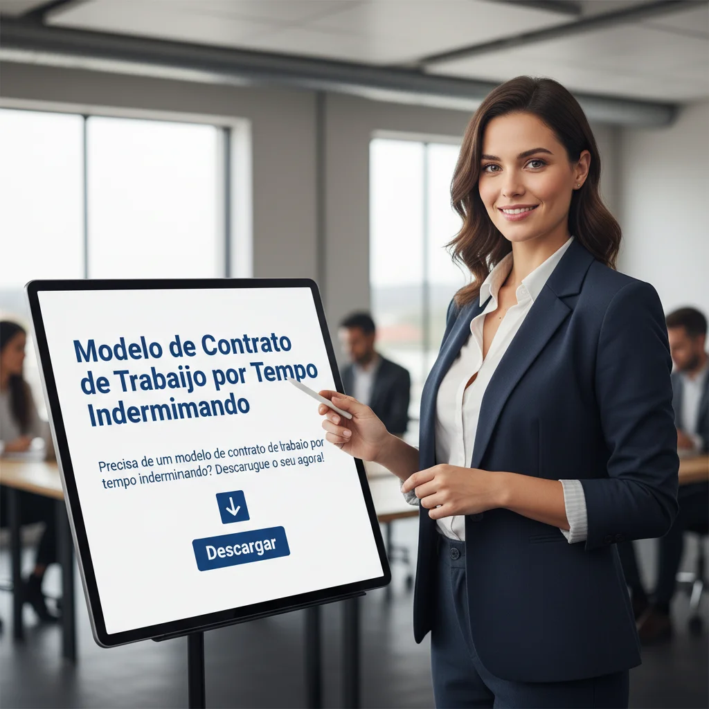 Modelo de Contrato de Trabalho por Tempo Indeterminado