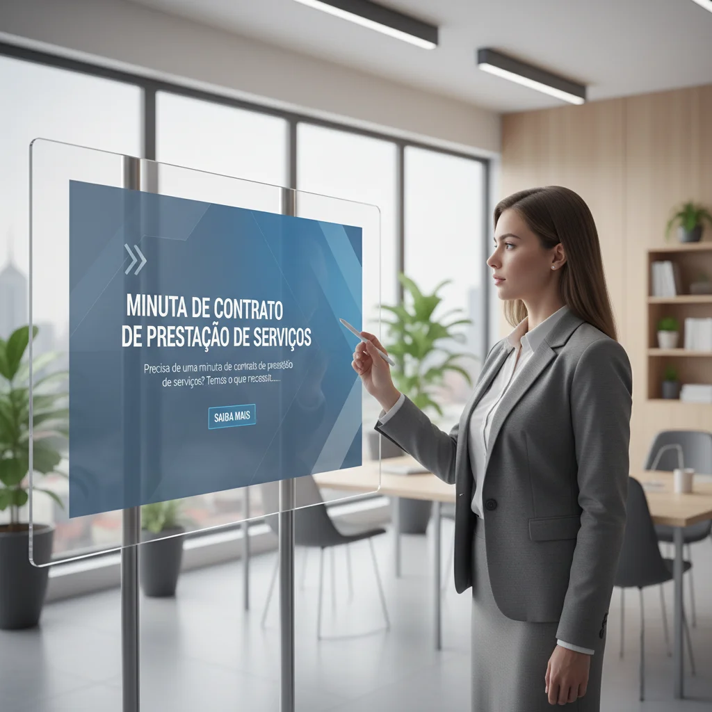 Minuta de Contrato de Prestação de Serviços