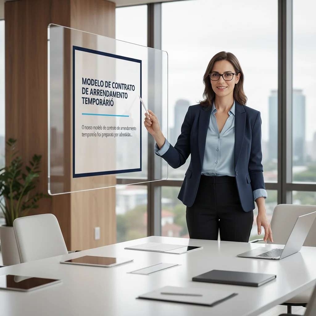 Modelo de Contrato de Arrendamento Temporário