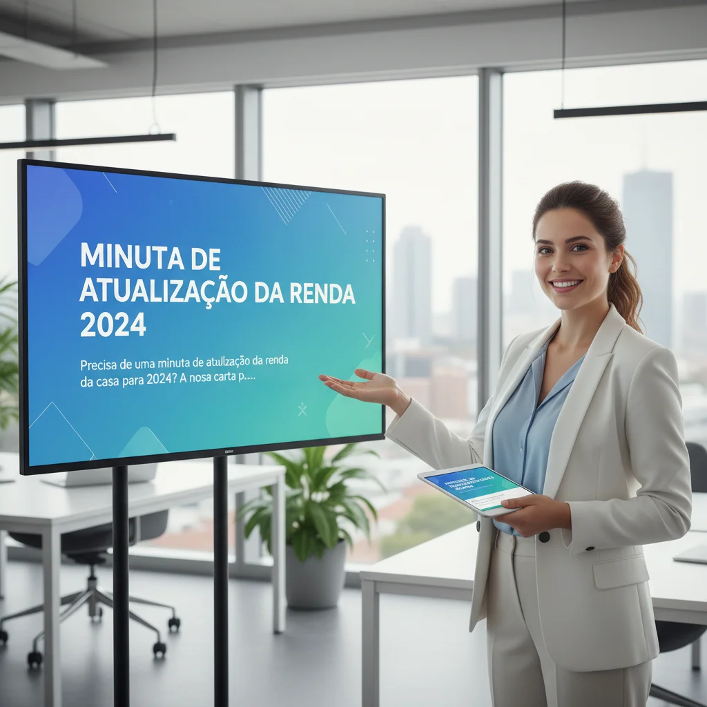 Minuta de Atualização da Renda