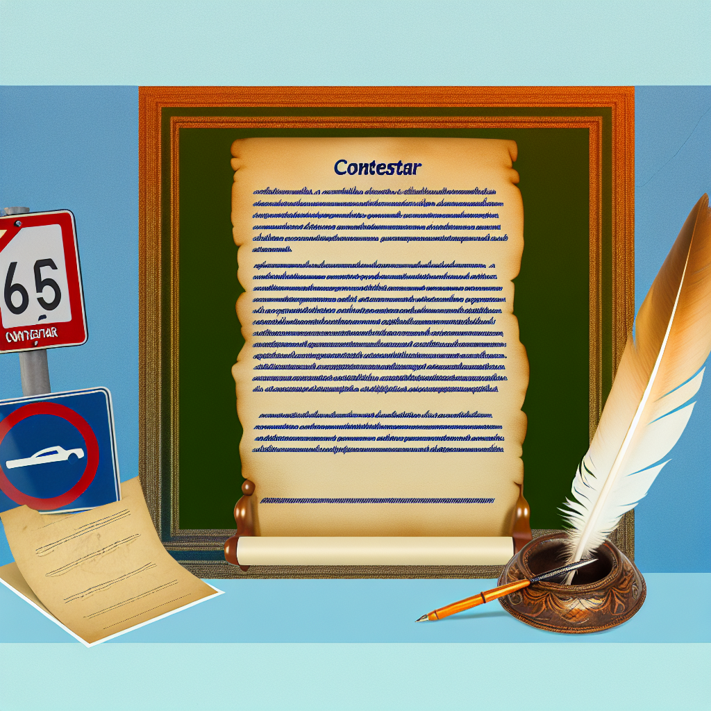 Carta para Contestar Multa de Excesso de Velocidade (estado de necessidade)